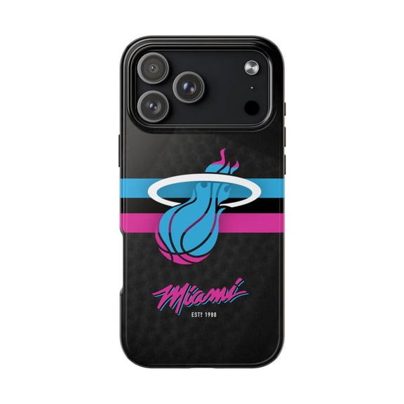 iPhone Tough Case - Heat Miami Vice Basketball Home Fan Wade Butler Logo - iPhone 17 Pro Max