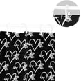 thumbnail image 5 of Ink Hearts Shower Curtain Waterproof Bathroom Fabric Shower Curtain Set with Hooks, 60x72 inches Home Decor, 5 of 6