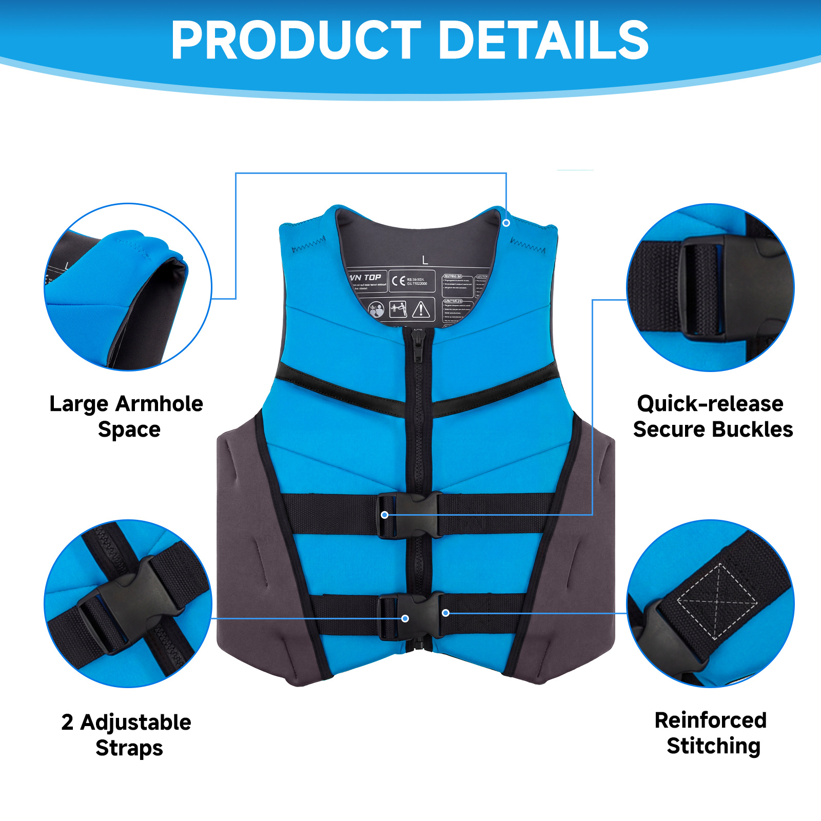 Gogokids Youth Swim Vest Life Jacket photo 8