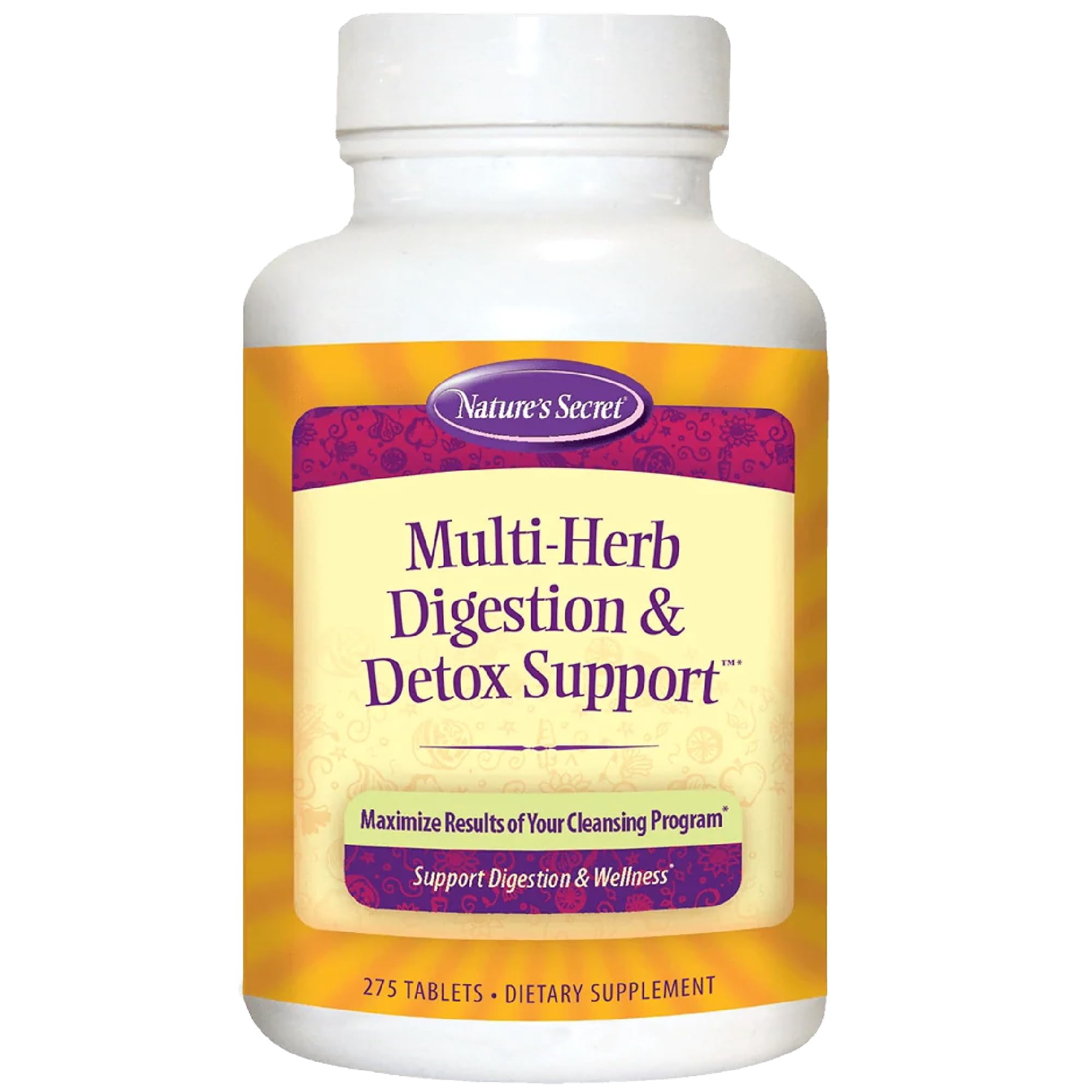 Nature’s Secret Multi-Herb Digestion & Detox Support - 275 Tablets