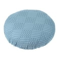 thumbnail image 1 of Fundas para taburetes redondos Uxcell, fundas elásticas para taburetes lavables, funda de cojín para taburete, funda elástica para asiento de silla para taburete azul oscuro de 14"-18", 1 of 7