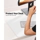 thumbnail image 4 of Protector de escritorio Ysagi de piel impermeable blanco 80x40 cm, 4 of 8