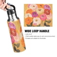 thumbnail image 4 of Yayeee 20oz Insulated Water Bottle Double Wall Stainless Steel with Flip Straw Lid, Abstract Floral, 4 of 7