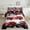 style3010, variant on Fire Truck for Kids Boys Red Fire Fighting Supplies Patter Duvet Cover Helmet Ladder Fire Extinguisher Fire Hydrant Duvet Cover