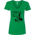 thumbnail image 3 of Inktastic I'd Rather Be in Paris Shopping and Travel Women's V-Neck T-Shirt, 3 of 5