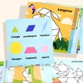 thumbnail image 4 of NAOJIE Educational Toy-Wooden Pattern Blocks Set,75 PCS Magnetic Pattern Blocks,Tangrams for Kids Ages 3+,Early Math Geometric Shapes Concepts Learning Resource, 4 of 7