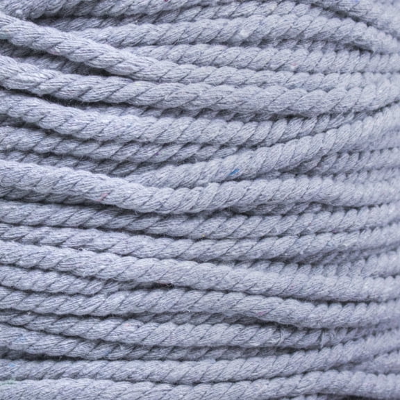 Super Soft 3 Strand Twisted Cotton Rope - Multiple Colors to Choose from in Various Diameters and Lengths