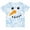 Tie Dye Blue, variant on Inktastic Snowman Face Boys or Girls Toddler T-Shirt