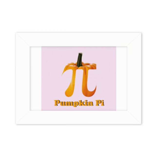 Calcul Mathématique Pi Citrouille Photo Monture Cadre Image Art Peinture Bureau 5 X 7 Pouces