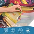 thumbnail image 5 of Yayeee Kitchen Curtains Tier Set of 2 Light Filtering 57"x24" Over Sink Window Panels, Purple Jar, 5 of 7