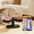 thumbnail image 5 of Cat Bowl - Elevated Cat Bowl Adjustable Height Rotating Pet Food Bowl Non-Slip Large Capacity Water Dish Raised Feeder Stand for Neck Protector Cat Dining Station Purple, 5 of 5