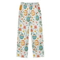 thumbnail image 2 of FORMRS Kids Pajama Pants with Pockets Size 6-8Y Boys Lounge Sleep Bottoms, Floral Easter Eggs, 2 of 8