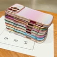 thumbnail image 7 of Allytechgroup iPhone 17 Shock-Resistant Mirror Gradient Shimmer Hard Shell Back Cover Cell Phone Case with Protective Case Cover for Apple iPhone 17, Purple, 7 of 7