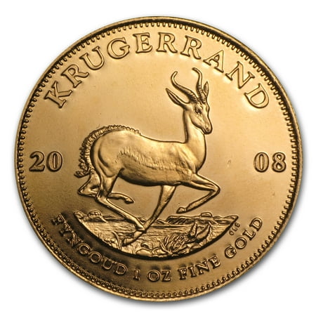 Krugerrand Gold Coins - 2008 South Africa 1 oz Gold Krugerrand