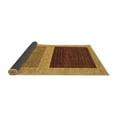 thumbnail image 2 of Ahgly Company Indoor Round Abstract Brown Modern Area Rugs, 7' Round, 2 of 4