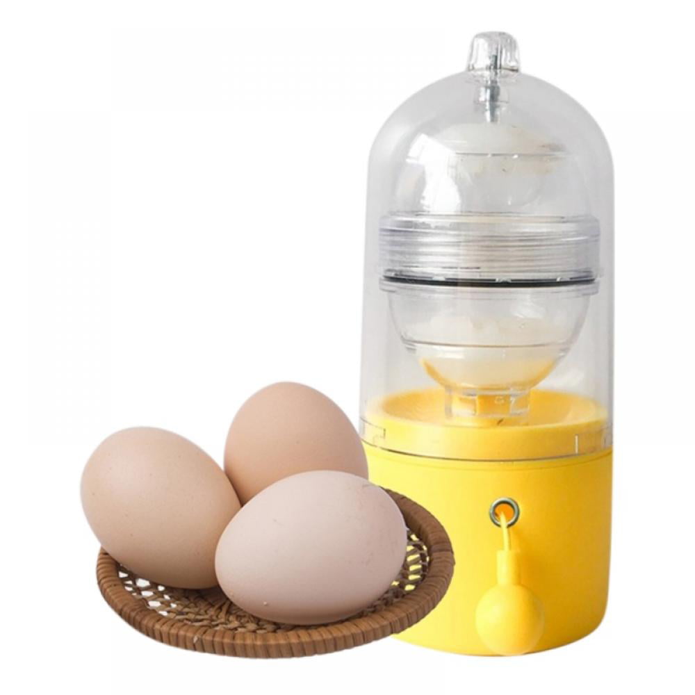 Egg Scrambler Shaker Whisk Hand Powered Golden Egg Maker Eggs Yolk White Mixer 