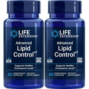 Life Extension Advanced Lipid Control 60 vegetarian capsules (Pack of 2)