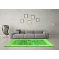 thumbnail image 3 of Ahgly Company Indoor Rectangle Abstract Green Modern Area Rugs, 7' x 10', 3 of 4