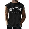 thumbnail image 1 of Paguaki Débardeur Homme T-Shirt Sans Manches Muscle Noir,TG, 1 of 4