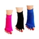 thumbnail image 1 of Calcetines separadores de dedos, 3 pares de calcetines de alineación de pies Yoga gimnasio masaje calcetines sin dedos alivio del dolor mejora la circulación, 1 of 4