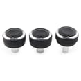 thumbnail image 3 of NS 3Pcs Switch Knob Heater Climate Control Button Dials Frame A/C for Mazda 2, Straight knobs, 3 of 5