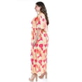 thumbnail image 2 of Vestido plisado Roman Fashion 2319 Talla Extra Naranja, 2 of 6