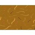 thumbnail image 1 of Ahgly Company Machine Washable Indoor Rectangle Transitional Mahogany Brown Area Rugs, 7' x 9', 1 of 7