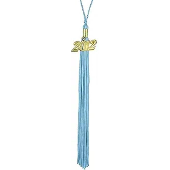 Honors Graduation - Graduation Tassel with 2008 Year Charm (Light Blue) - Unisex - All ages
