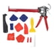 thumbnail image 2 of Pistola de calafateo con raspador de lechada multifunción, kit de herramientas de pistola de calafateo Kit de pistola de calafateo manual Kit de herramientas de pistola de calafateo Instalación sin esfuerzo NikouMX herramienta, 2 of 8