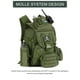 thumbnail image 3 of Mochila Táctica Militar LING HAO 35L Resistente Original Uso Rudo Color Verde, 3 of 5