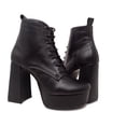 thumbnail image 4 of Bota Dasalo Negra De Agujeta Con Plataforma Para Mujer, 4 of 4