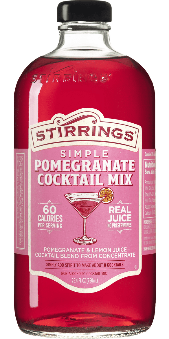 Stirrings Pomegranate Cocktail Mix, 750ml