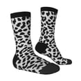 thumbnail image 3 of Uemuo Similar To Leopard Print Pattern Women's Crew Socks, Soft Durable Breathable Moisture-Wicking with Odor Control Cotton socks, 3 of 9