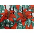 thumbnail image 4 of oneOone Cotton Poplin Rust Fabric Leaves & Flower Sewing Craft Projects Fabric Prints By Yard 42 Inch Wide, 4 of 4