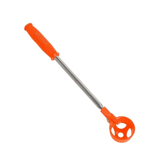 Balle de Golf Ramasser Extensible Arbre Outil Golf Accessoires Cadeau pour Étang Orange