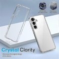 thumbnail image 2 of For Samsung Galaxy S25 Case PC + TPU Phone Cover Set with Front Screen Protector + Lens Film, 2 of 4