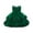 Dark Green, variant on Toddler Girls Sleeveless Princess Dress with Bowknot Tiered Tulle Ruffle Skirt for Birthday Party Wedding Christmas