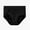 Black, variant on Women's Thermal Underwear, Mid Waist Support Briefs with Honeycomb Structure