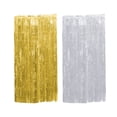 thumbnail image 2 of Youkk Glittering Backdrops Shimmer Metallic Streamers For Mesmerizing Decor Premium Easy To Assemble Gold 8.2ft,1pc 1Set, 2 of 6