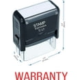 thumbnail image 2 of StampExpression - Warranty Office Self Inking Rubber Stamp - Red Ink (A-5423), 2 of 4