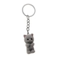 thumbnail image 6 of Almencla 5xCat Keychain Creative Backpack Key Chains for Handbag Car Key Party Supplies Gray 5 Pcs, 6 of 8