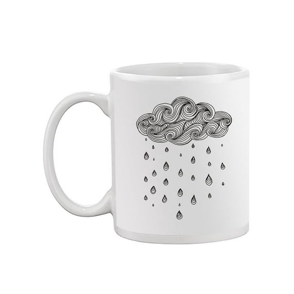 Cloud And Rain Drops Mug - Image by Shutterstock