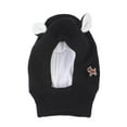 thumbnail image 2 of Dog Ear Muffs Noise Protection with Ear Warmth - Knitted Hat Size 14.96x9.45 Inches (Black), 2 of 6