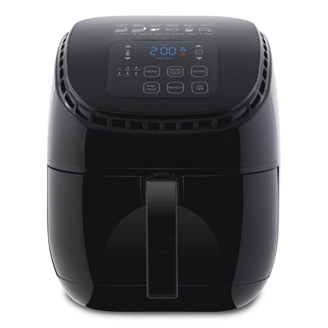 NuWave Brio 3 Quart Non Stick Digital Adjustable Temp Electric Deep Air Fryer