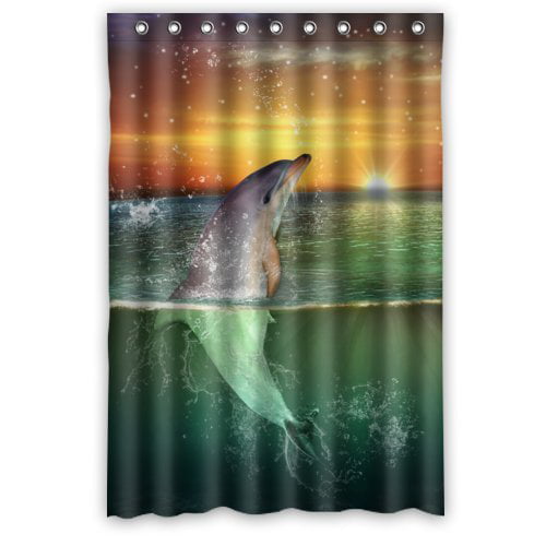 Mohome Dolphin And Sunpecial Antifungal, Antifungal Shower Curtain