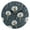 Black, variant on Round Clock Gold Clock 9.84*9.84 Inch Round Art Clock Decorative Clock Creative Clock Dual-Purpose Clock Wall Clock Clock Fashion Decoration Cartoon White Dandelion