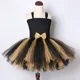 thumbnail image 4 of Vestido tutú de Lol negro y dorado para niña, vestidos de princesa tutú para niñas, fiesta de cumpleaños, carnaval, Halloween, disfraz de Cosplay de muñecas Lol, 4 of 5