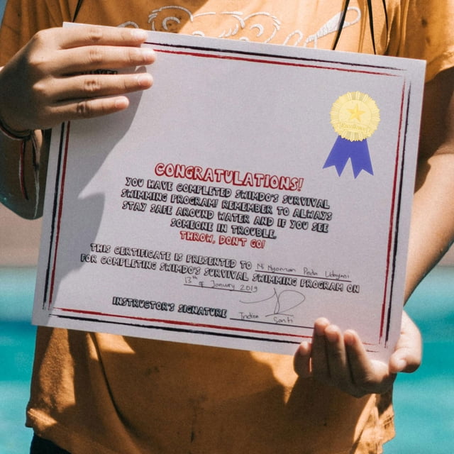FENGGUIQU 36 Ensembles de Certificats de Récompense Autocollants Papier Bleu pour Reconnaissance