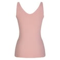 thumbnail image 6 of YYDGH Women's Summer Tank Top Sexy V Neck Sleeveless Cotton Ribbed Camisole Shirts Basic Casual Workout Tees Pink S, 6 of 7