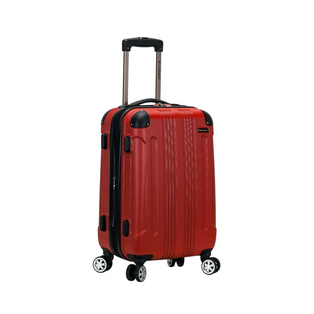 Luggage Rockland London con superficie rígida expandible y giratoria de 20 pulgadas
